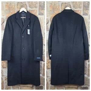 Nwt Saddlebred 40L 40 Princeton Wool Trench Coat